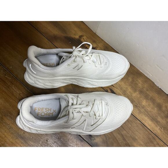 New Balance Fresh Foam X V4 12.5 2E Wide Beige Ivory Men Running MMORWS4-2E - Picture 8 of 11